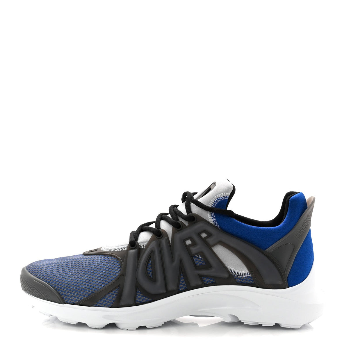 Fenditessuto Tecnico Tag Sneakers Blue Neon Multicolor