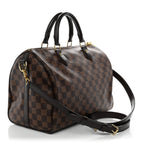 Louis Vuitton Damier Ebene Speedy Bandouliere 30 Brown