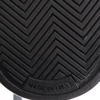 Chanel Calfskin Women's Logo Sneakers 38 Black White