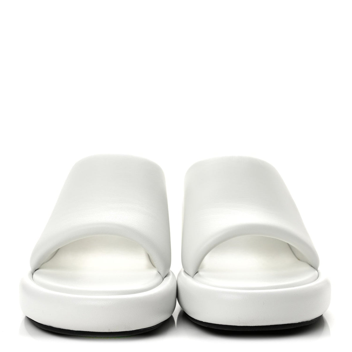 Balenciaga Smooth Nappa Women's Rise Wedge Sandals 37 White Black