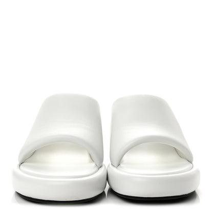 Balenciaga Smooth Nappa Women's Rise Wedge Sandals 37 White Black