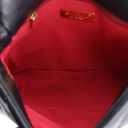 Medium Quilted Lambskin Flap Shoulder Bag