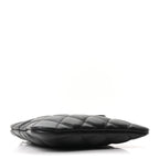 Chanel Lambskin Quilted Uniform Crossbody Bag Black