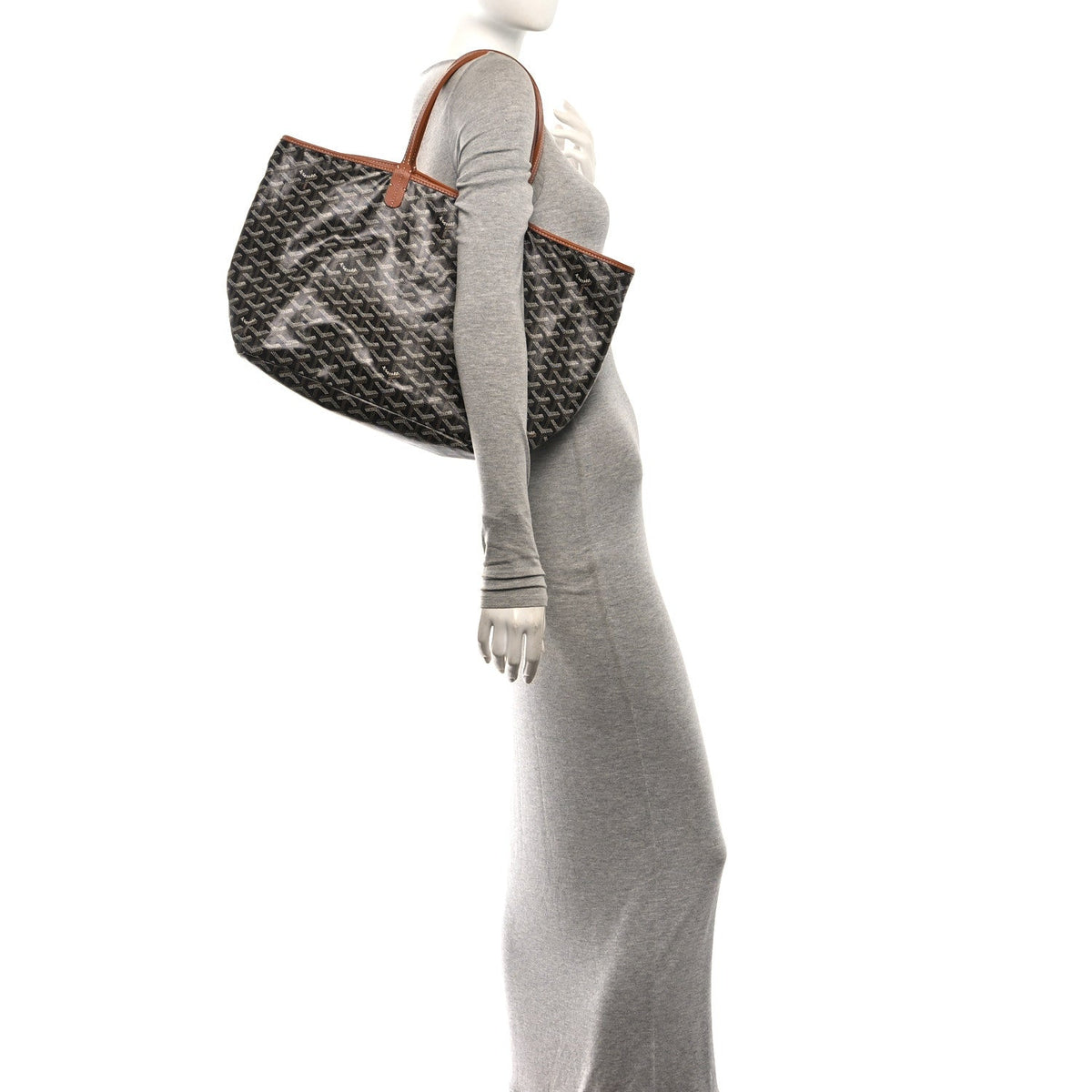 Goyard Goyardine Saint Louis PM Black Gold