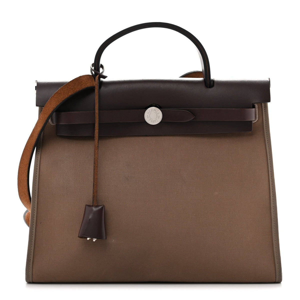 Vache Hunter Toile Herbag Zip 31 Pm Etou Handbag