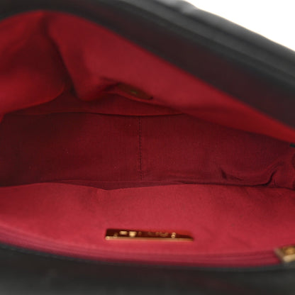 Medium Quilted Lambskin Flap Shoulder Bag