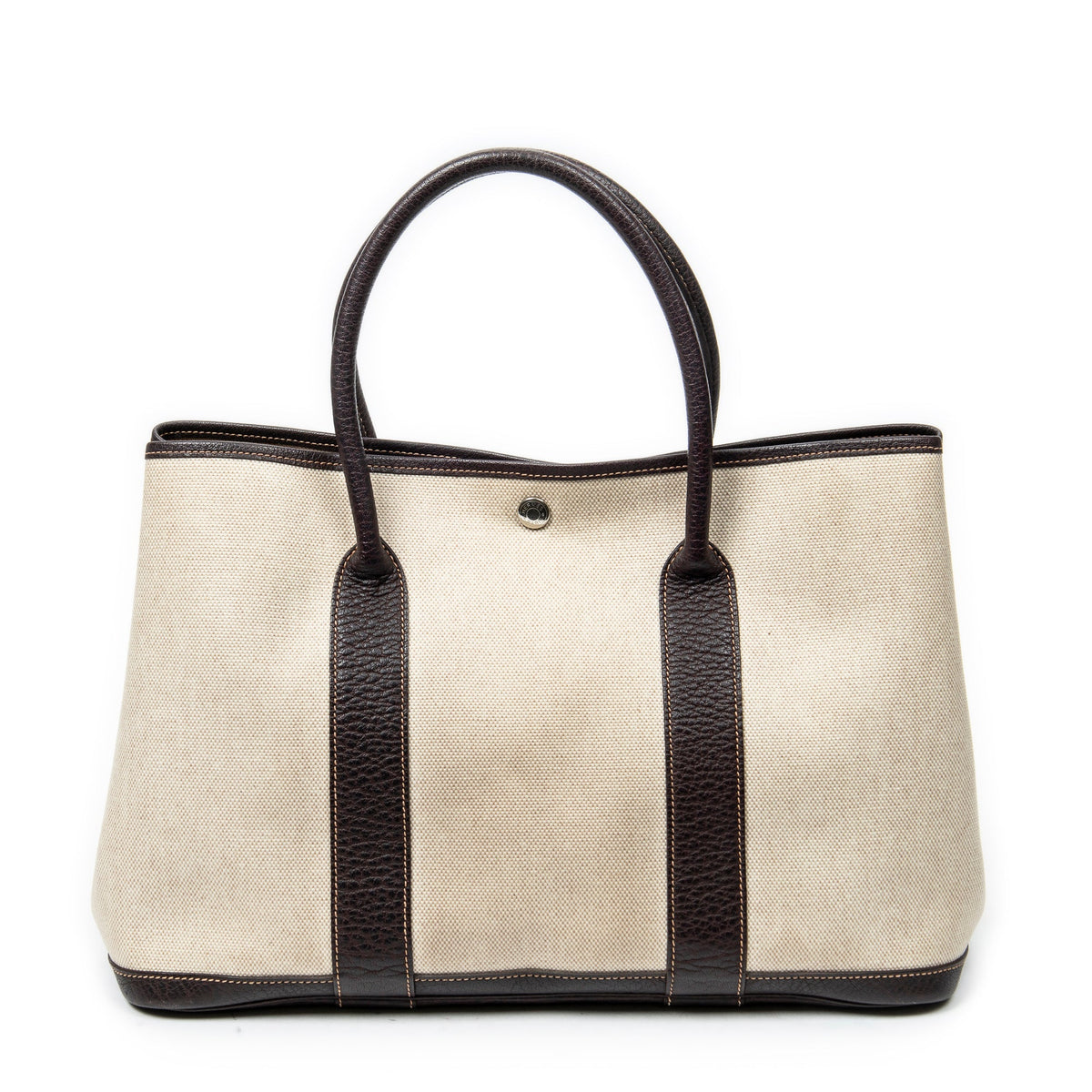 Garden Party Tote Toile and Leather 36