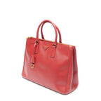 Double Zip Lux Tote Saffiano Leather Medium