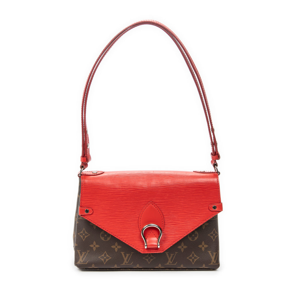 Saint Michel Handbag Monogram Canvas and Epi Leather