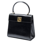 Vintage Logo Top Handle Bag Leather Small