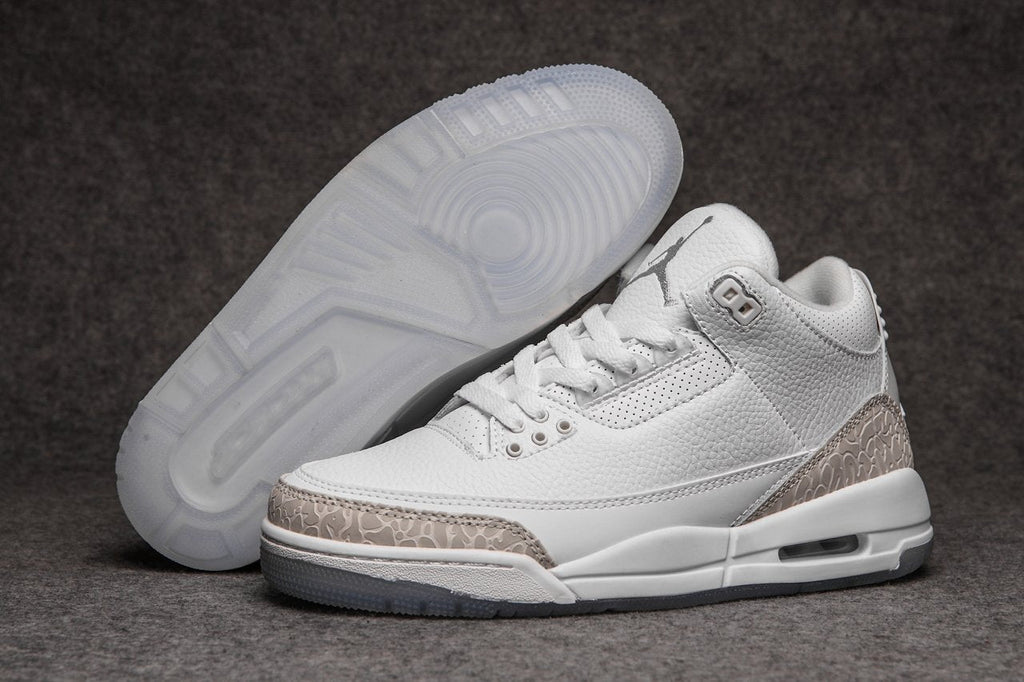 Air Jordan 3 White Grey Cement AJ3 Classic