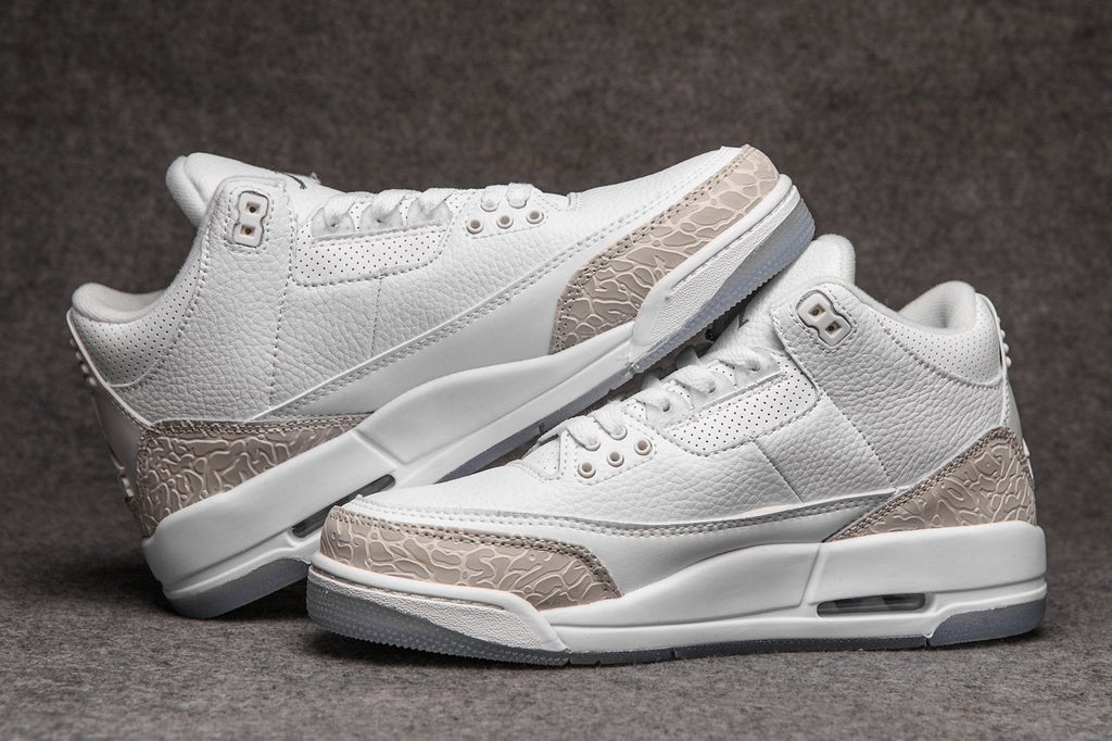 Air Jordan 3 White Grey Cement AJ3 Classic