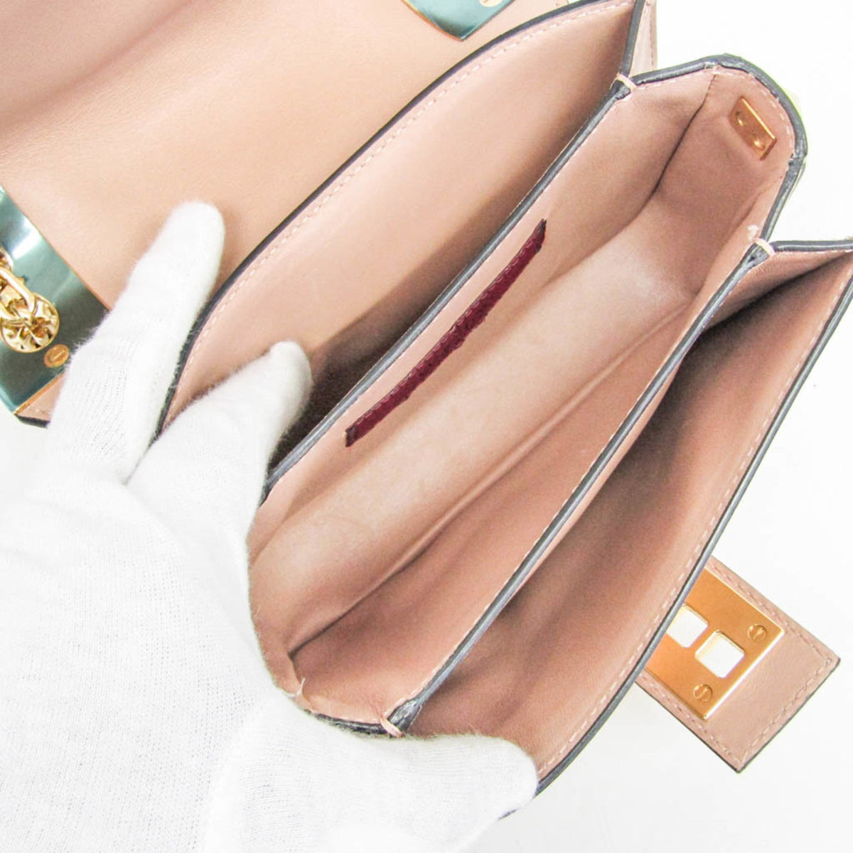 B-Rockstud Shoulder Bag Leather Small