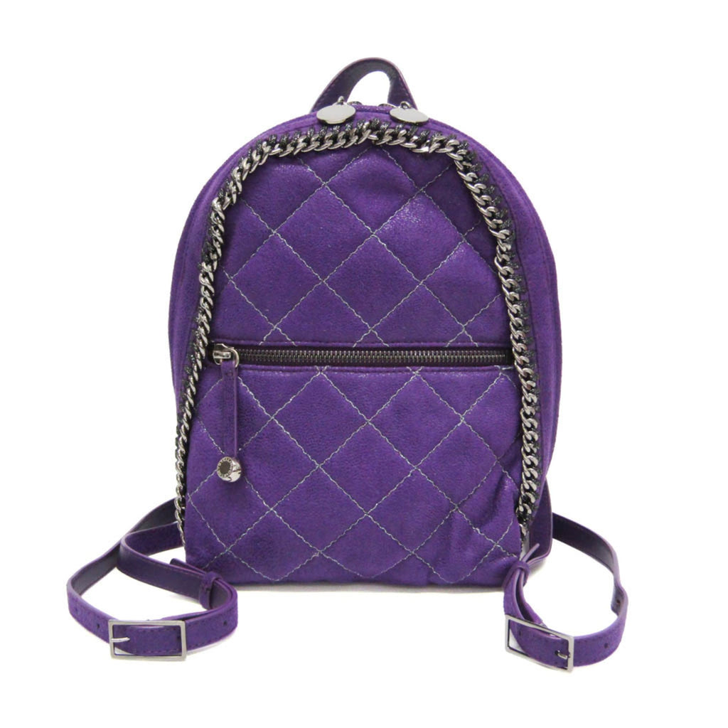Falabella Front Zip Backpack Quilted Shaggy Deer Mini