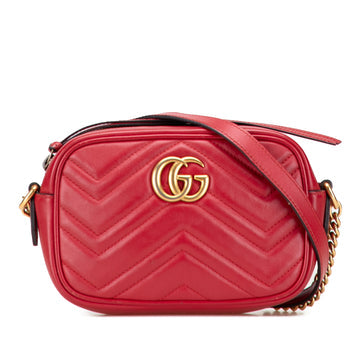 GG Marmont Shoulder Bag Matelasse Leather Mini