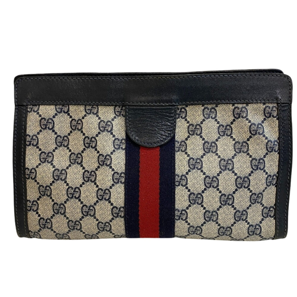 Ophidia Chain Shoulder Bag GG Coated Canvas Small