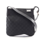 Web Strap Zip Messenger Bag GG Canvas Small