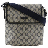 Flap Messenger GG Coated Canvas Small