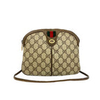 Vintage Web Crossbody Bag GG Coated Canvas Small