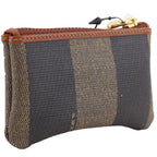 Vintage Pequin Convertible Boston Bag Coated Canvas Mini
