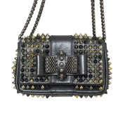 Sweet Charity Crossbody Bag Spiked Leather Mini