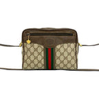 Vintage Web Crossbody Bag GG Coated Canvas Small