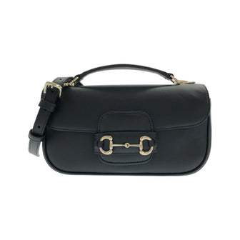 Horsebit 1955 Flap Shoulder Bag Leather East West