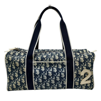 Vintage Girly Boston Bag Diorissimo Canvas Medium