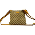 Web Strap Zip Messenger Bag GG Canvas Small