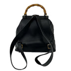 Vintage Bamboo Backpack Leather Medium