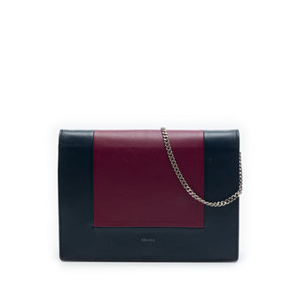 Frame Evening Clutch on Chain Leather