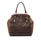 Gaufre Convertible Tote Nappa Leather Large