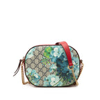 Chain Crossbody Bag Blooms Print GG Coated Canvas Mini