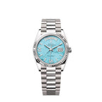Day-Date 36, 18k White Gold with Diamond-set, 36mm, Ref# 128239-0044