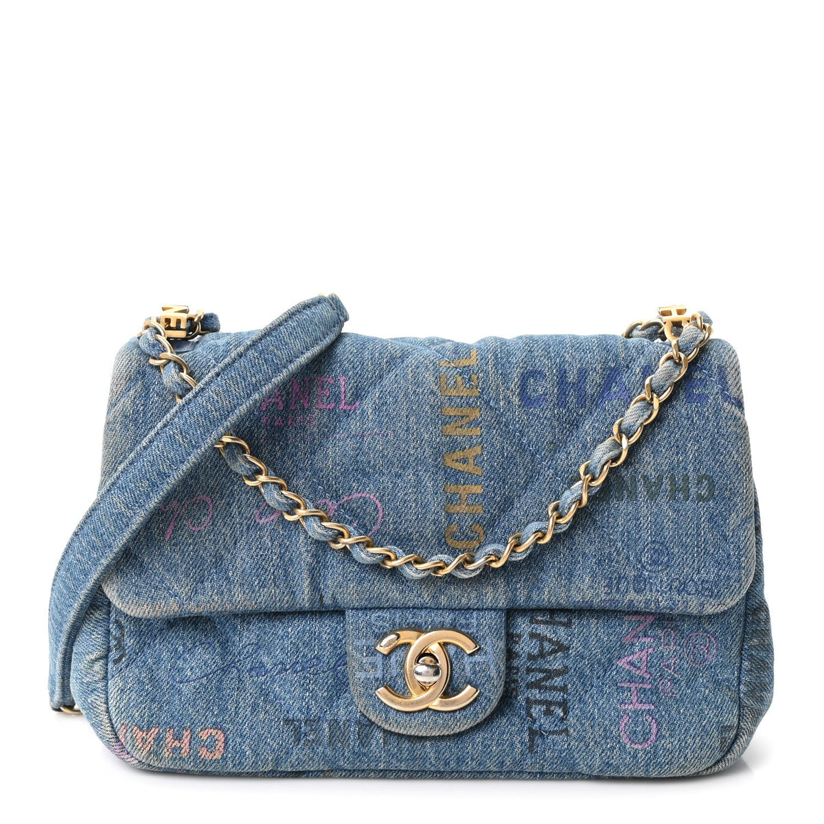 Mini Quilted Flap Shoulder Bag - Tan