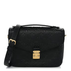 Louis Vuitton Monogram Empreinte Pochette Metis Bag Black