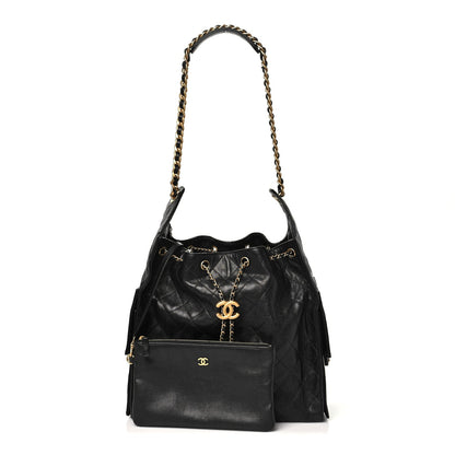 Medium Quilted Caviar Handbag