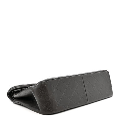 Quilted Caviar Flap Shoulder Bag