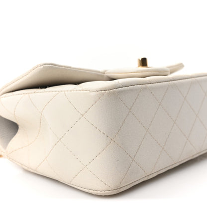 Mini Quilted Lambskin Flap Shoulder Bag