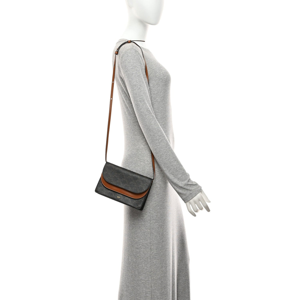 Lambskin Canvas Wallet Bag