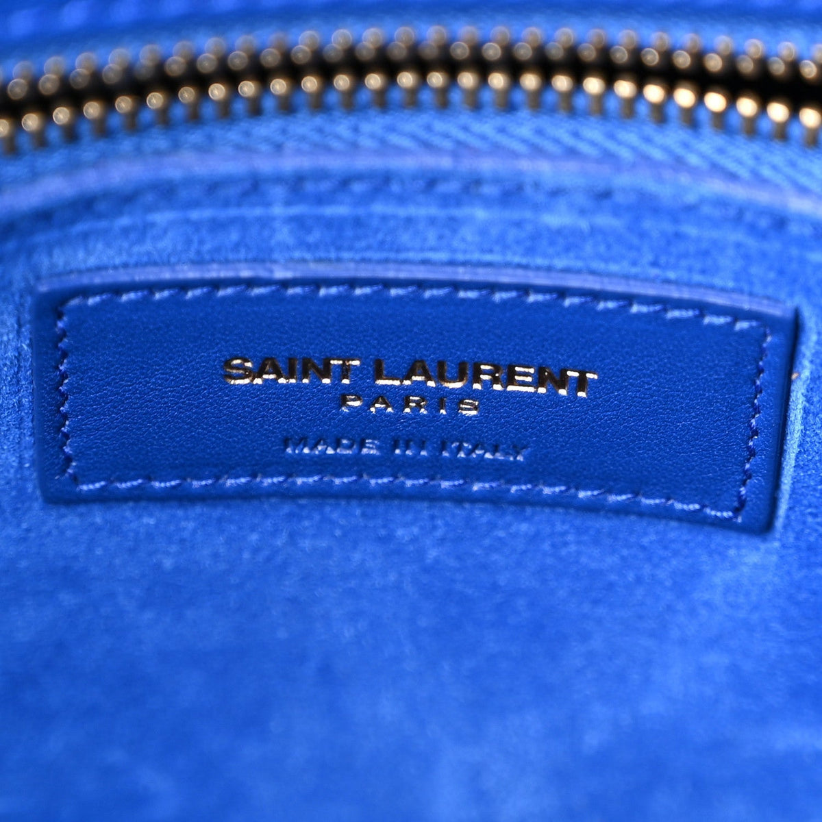 Saint Laurent Calfskin Small Sac De Jour Outremer