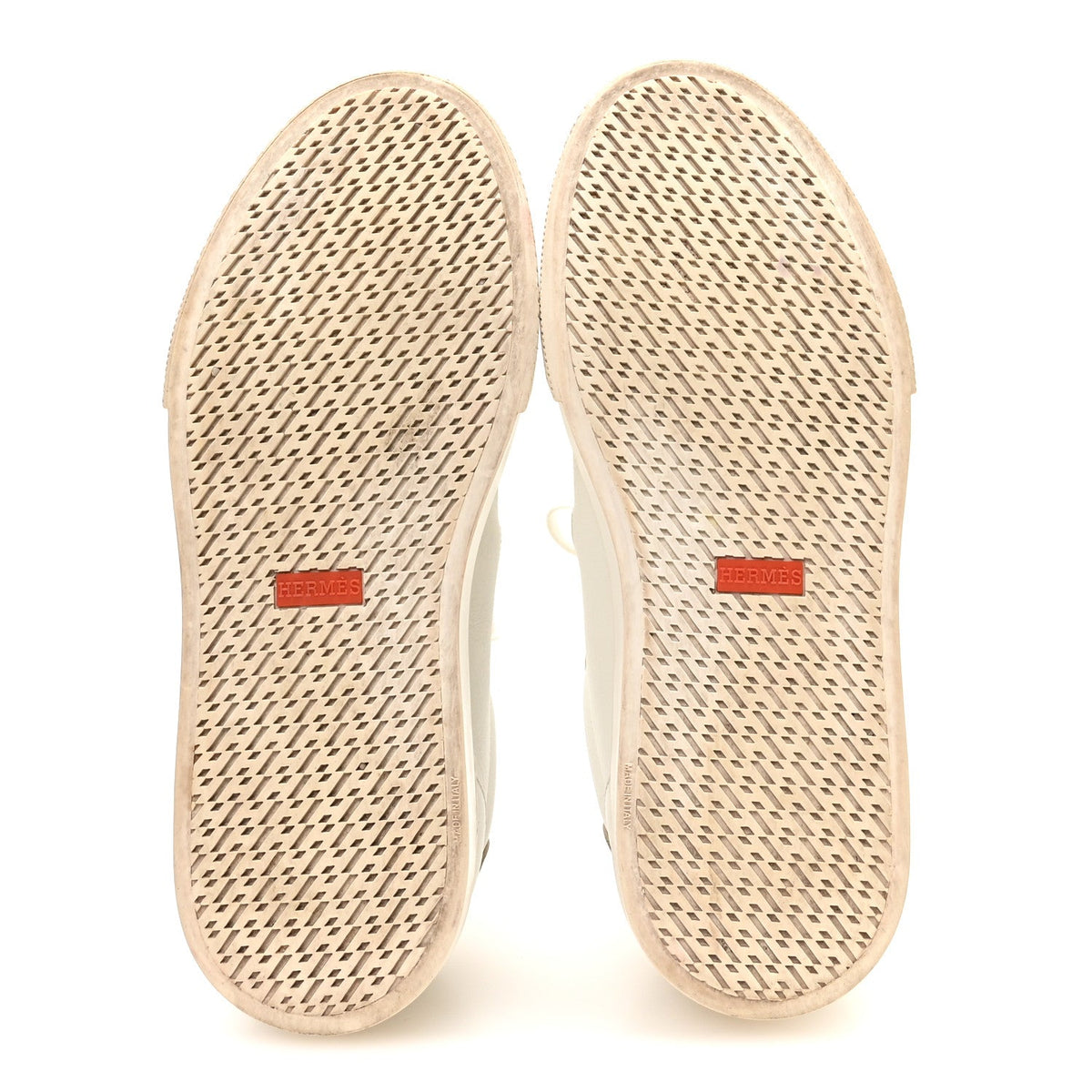 Hermès Calfskin Women's Day Sneakers 40 White