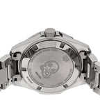 Tag Heuer Stainless Steel Ceramic Diamond 35mm Aquaracer Watch Blue WAY131L