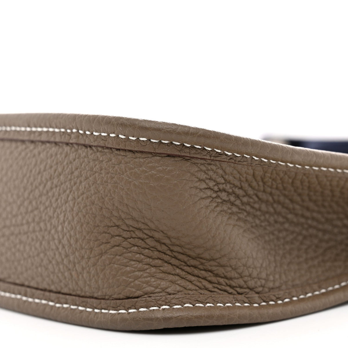 Hermes Taurillon Clemence Amazone Evelyne TPM Etoupe Bleu Indigo