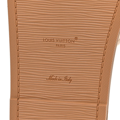 Louis Vuitton Leather Women's Bliss Comfort Mules 38.5 White