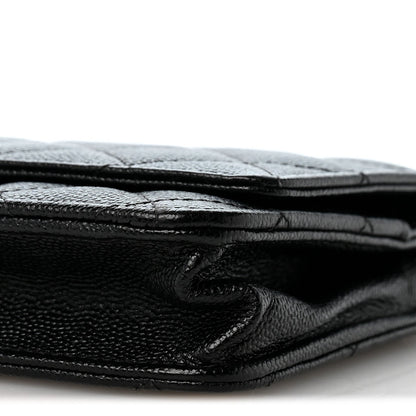 Quilted Caviar Wallet Bag