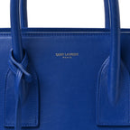 Saint Laurent Calfskin Small Sac De Jour Outremer