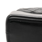 Chanel Aged Calfskin Quilted Small Gabrielle Backpack Black