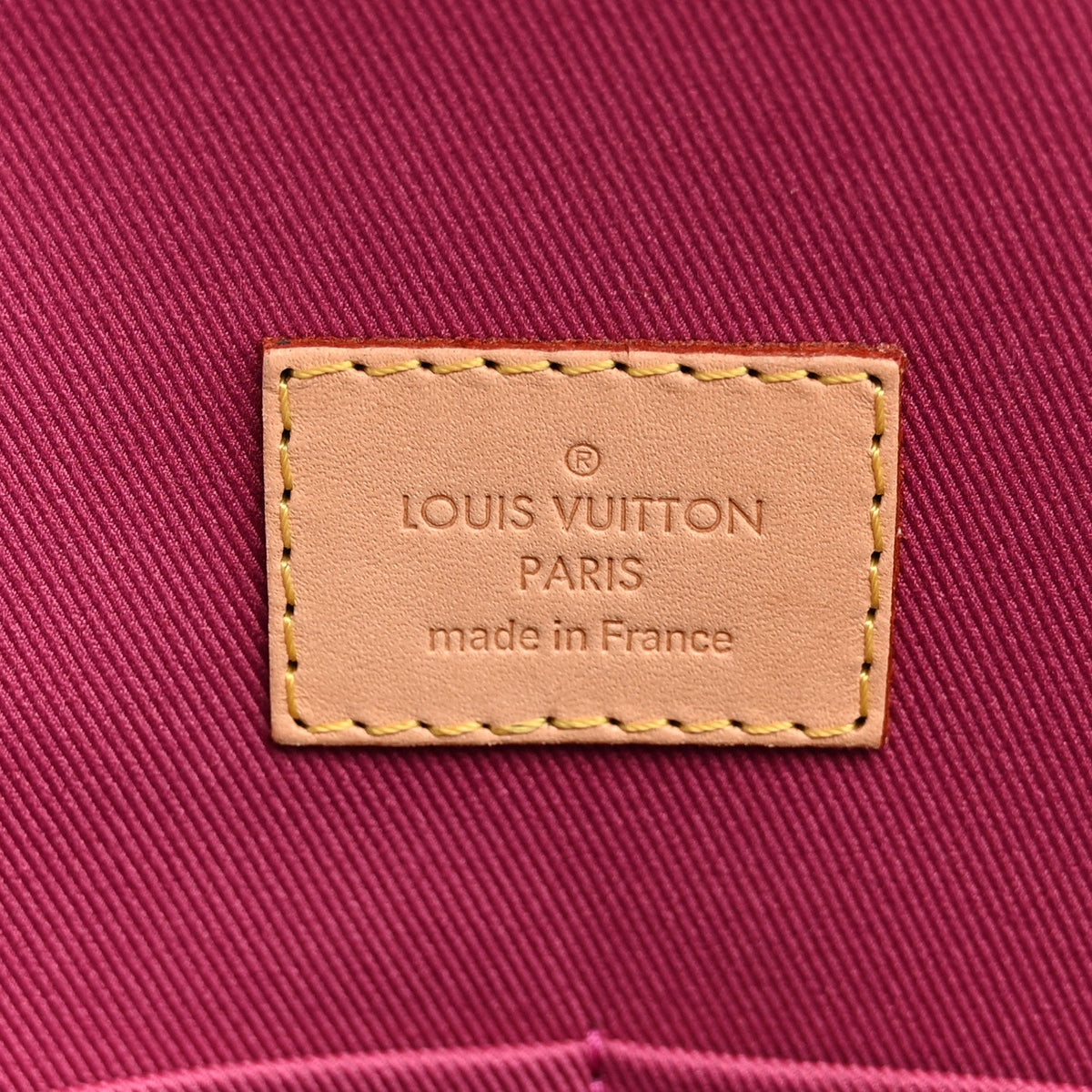 Monogram Cluny Bb Bordeaux Fuchsia Handbag