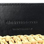 Saint Laurent Raffia Rive Gauche Tote Natural